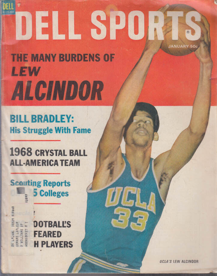 DELL SPORTS 1 1968 Lew Alcindor Bill Bradley NCAA Preview all regions