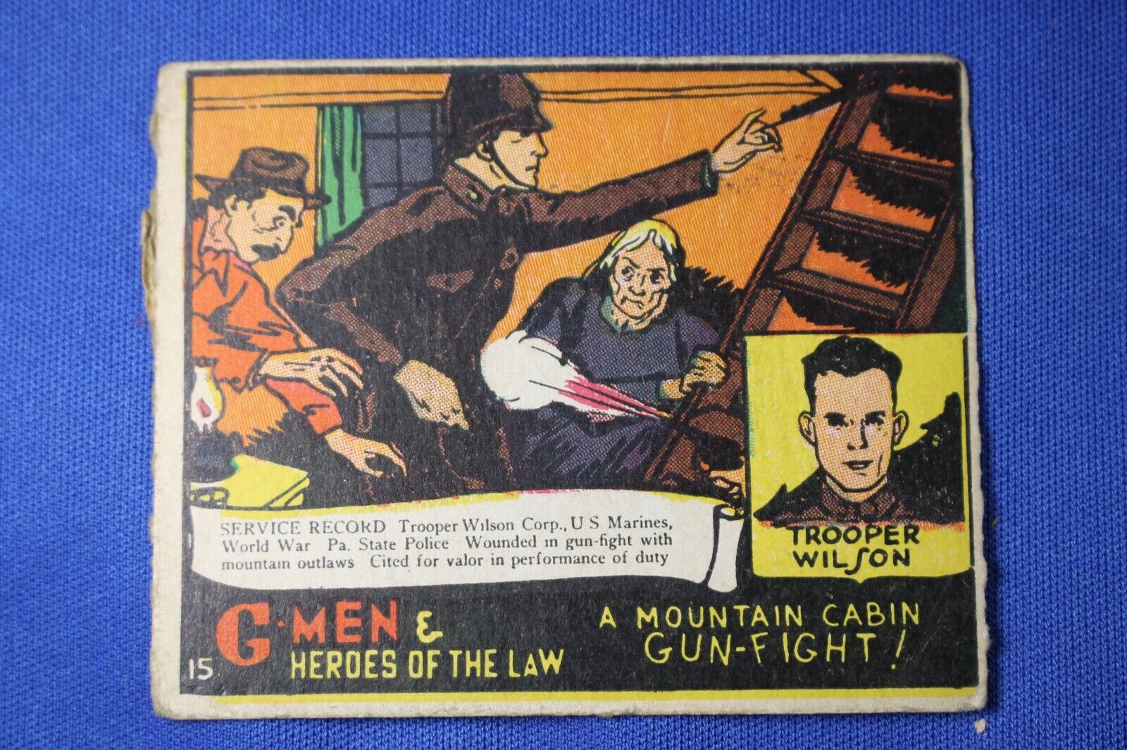 1936 Gum G-Men & Heroes of The Law - #15 \