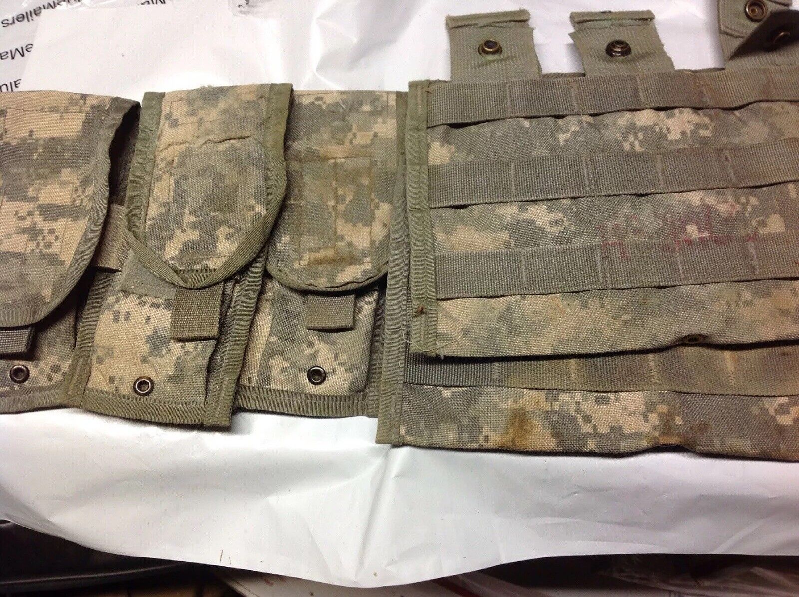 2. Three Mag ACU Pouches, 3 Double Mag ACU Pouches