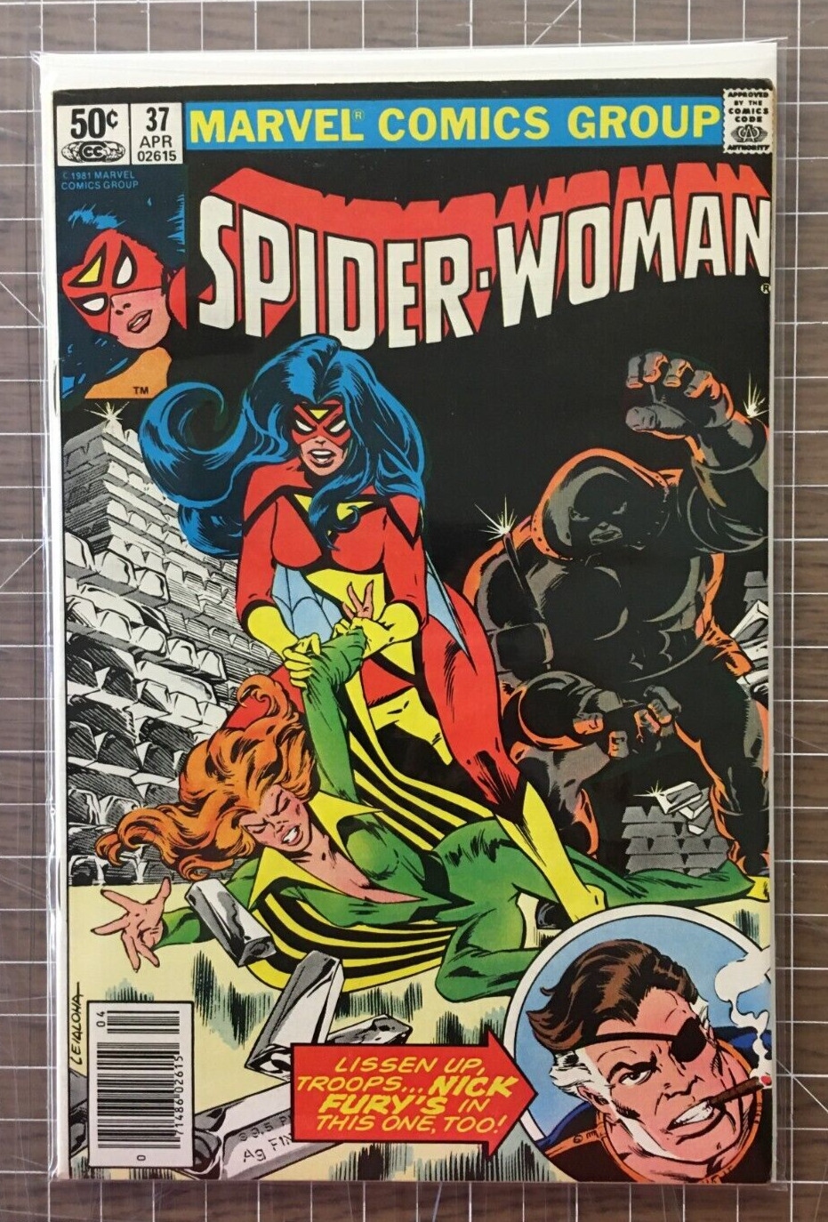 Spider-Woman #37 1st app SIRYN X-Force X-Men Newsstand - Marvel Comic (1981) 4-5