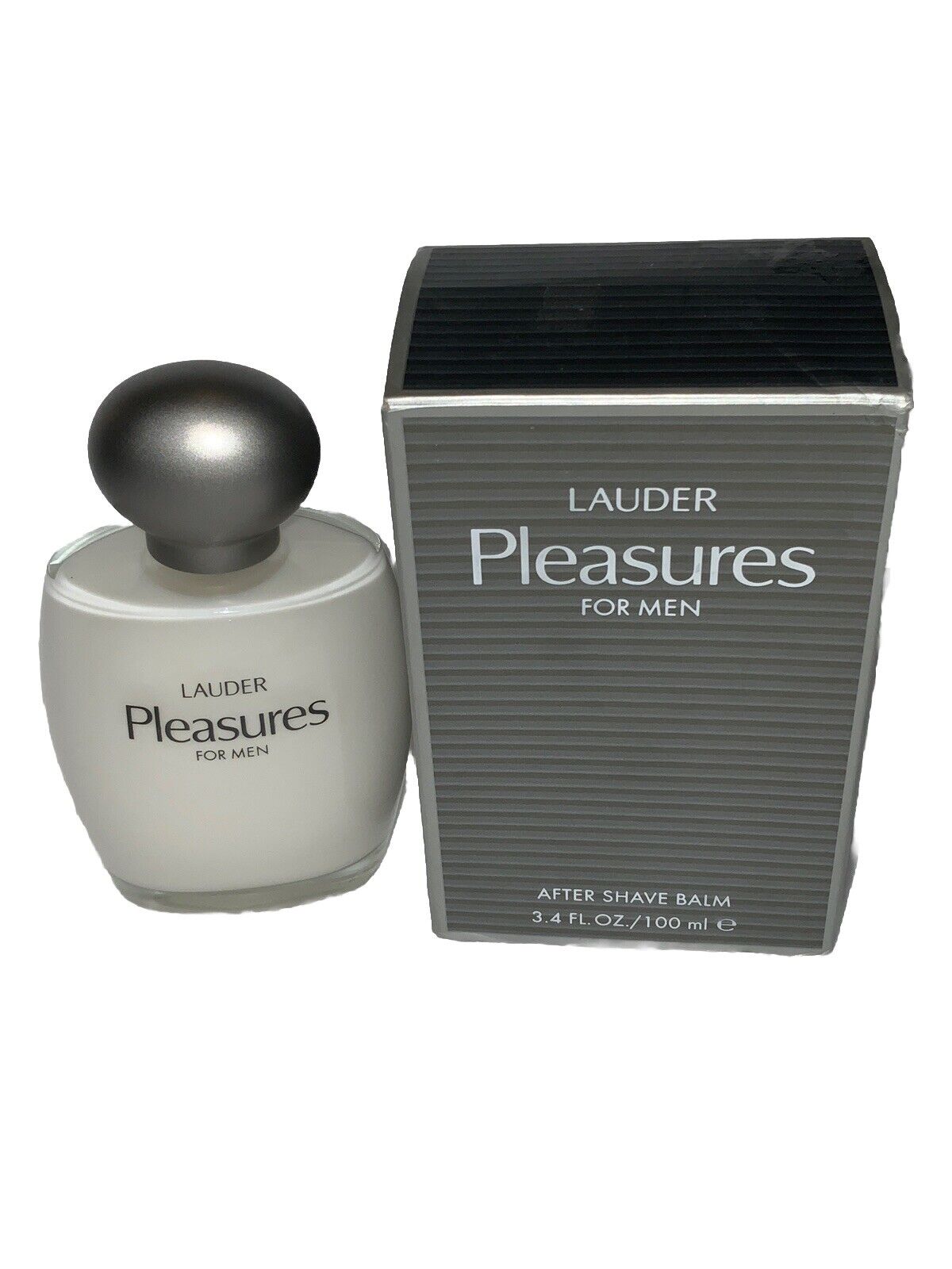 Very RARE Estee Lauder Pleasures For Men After Shave Balm 3.4 fl oz NEW WITH BOX