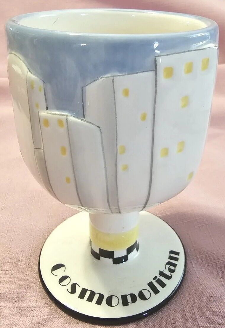 Dantes Design Group Hand Crafted Hand Painted Cosmopolitan Mug collectible  
