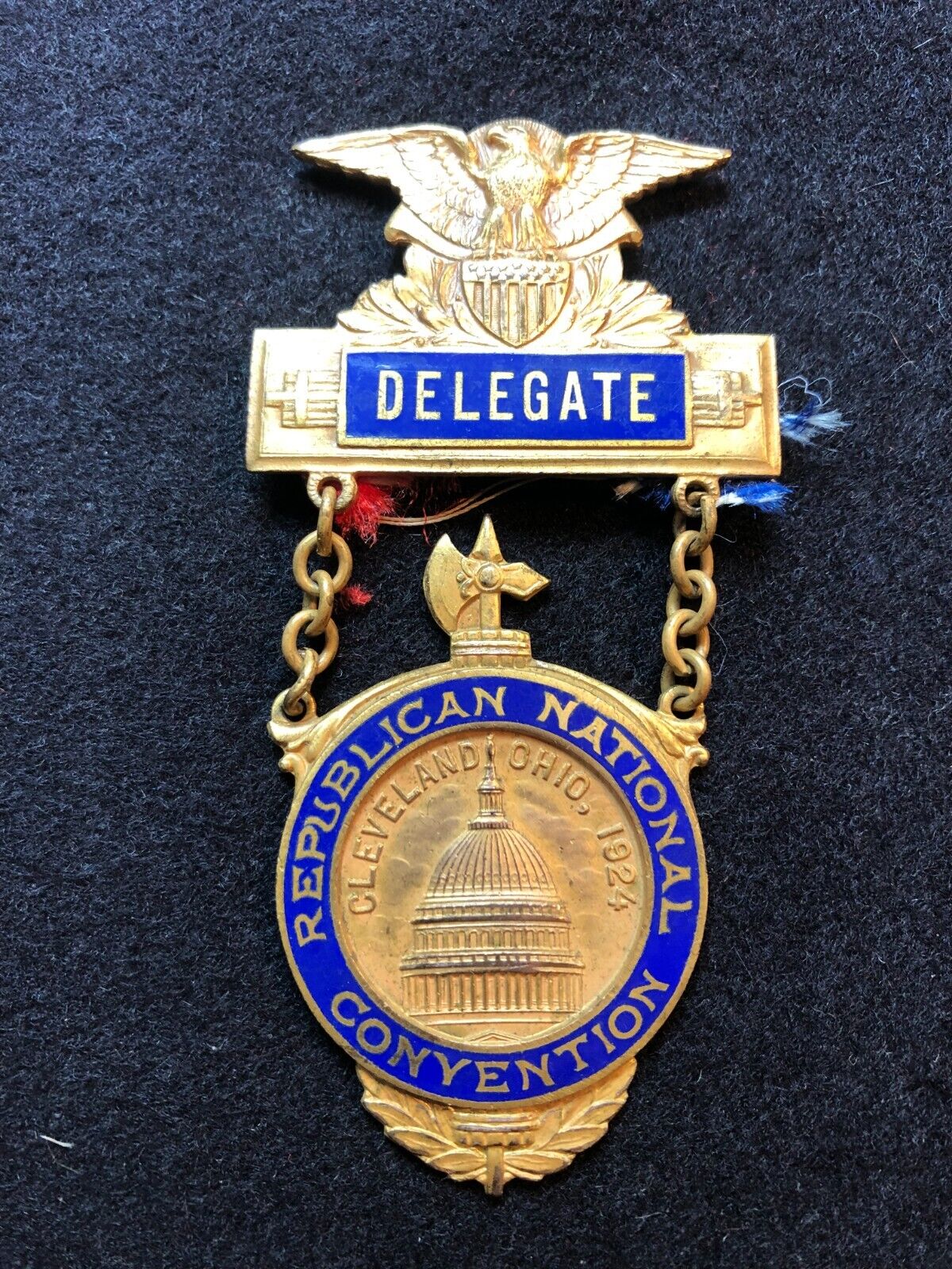 1924 Republican National Convention Cleveland, Ohio, Delegate Medal
