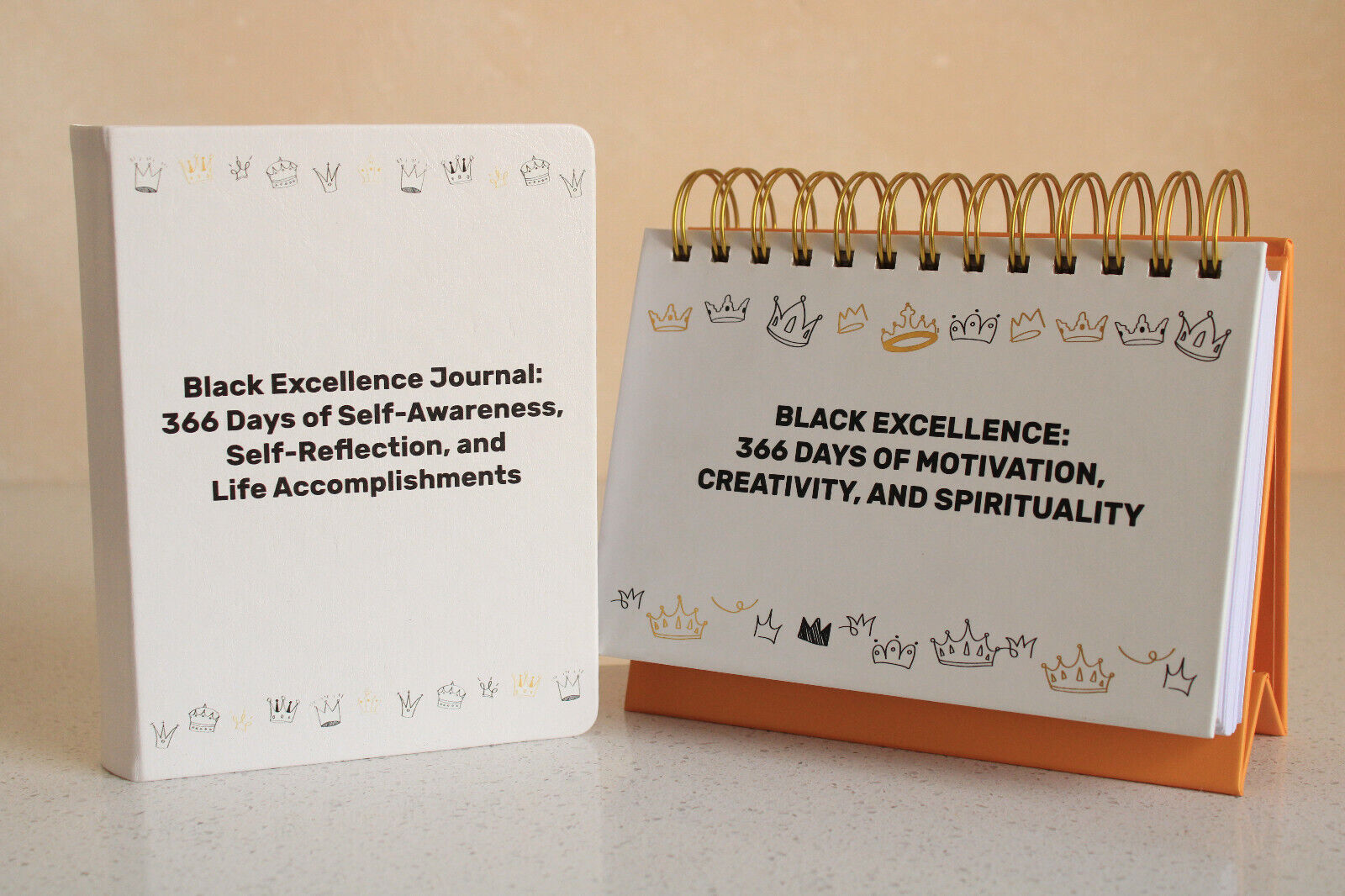 Perpetual Black Excellence Calendar + Notebook: 366 Days of Self-Love + History