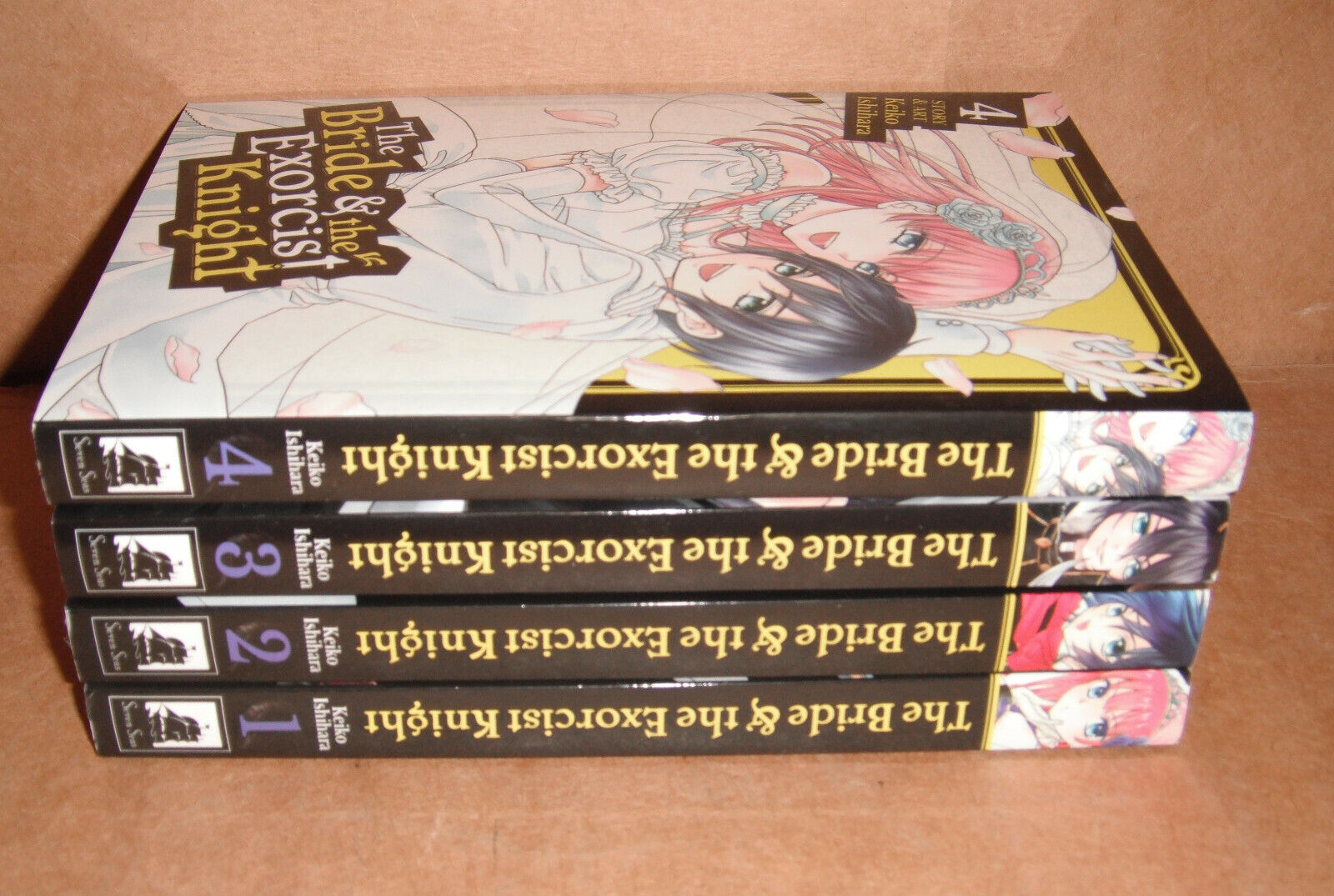  The Bride & the Exorcist Knight Vol. 1,2,3,4 Complete Set Manga English 