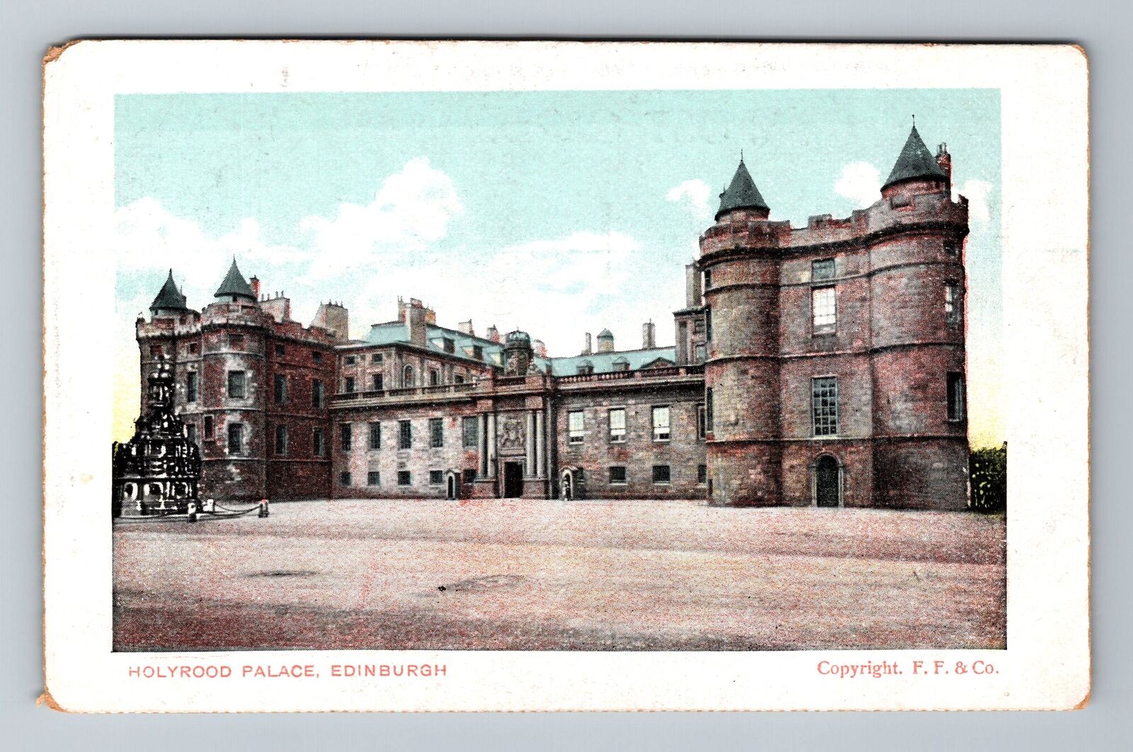 Edinburgh Scotland United Kingdom Holyrood Palace Antique Vintage Postcard