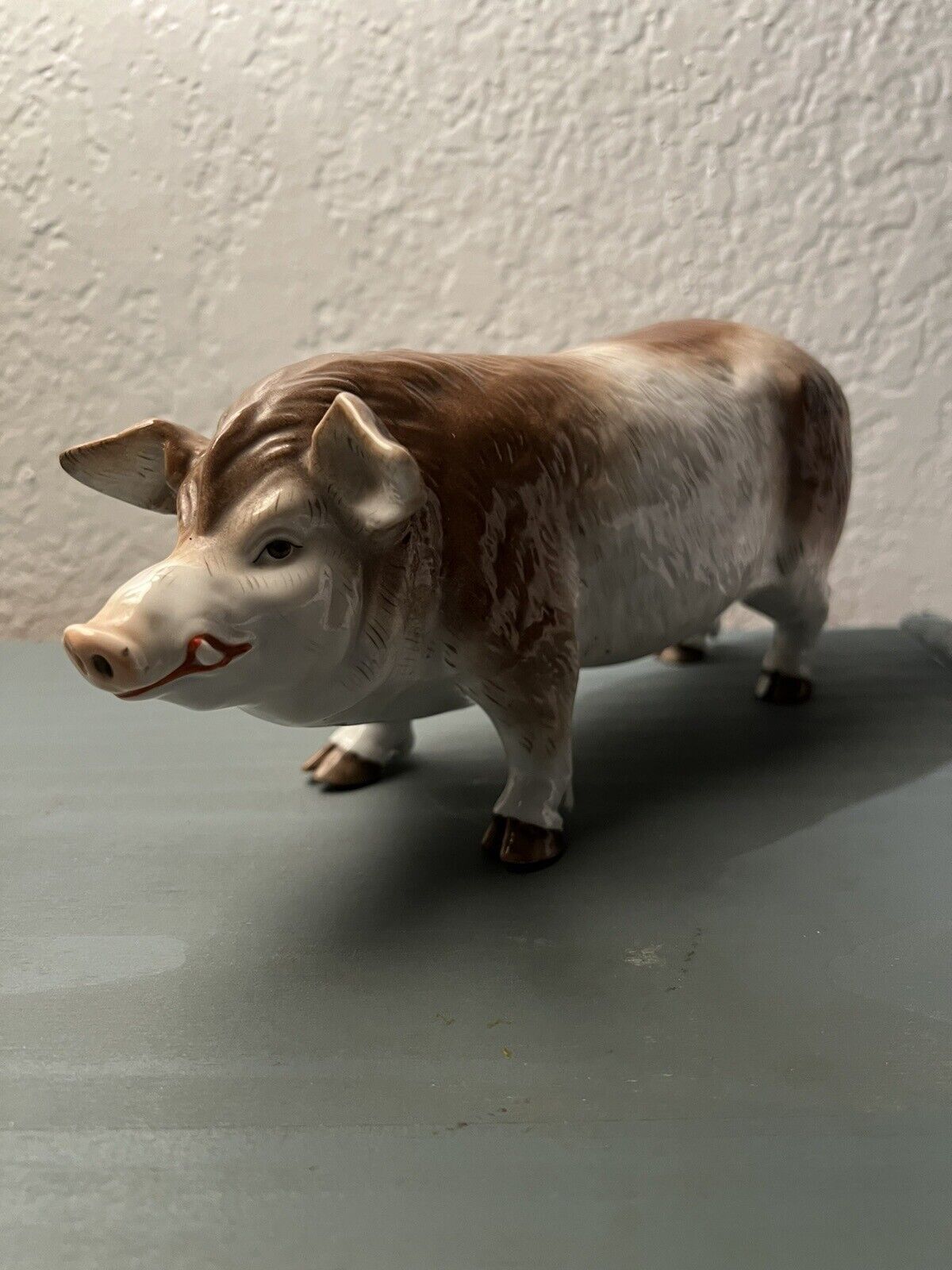 Antique Ernst Bohne Sohne Boar Pig Figurine #2944 Germany Excellent Condition