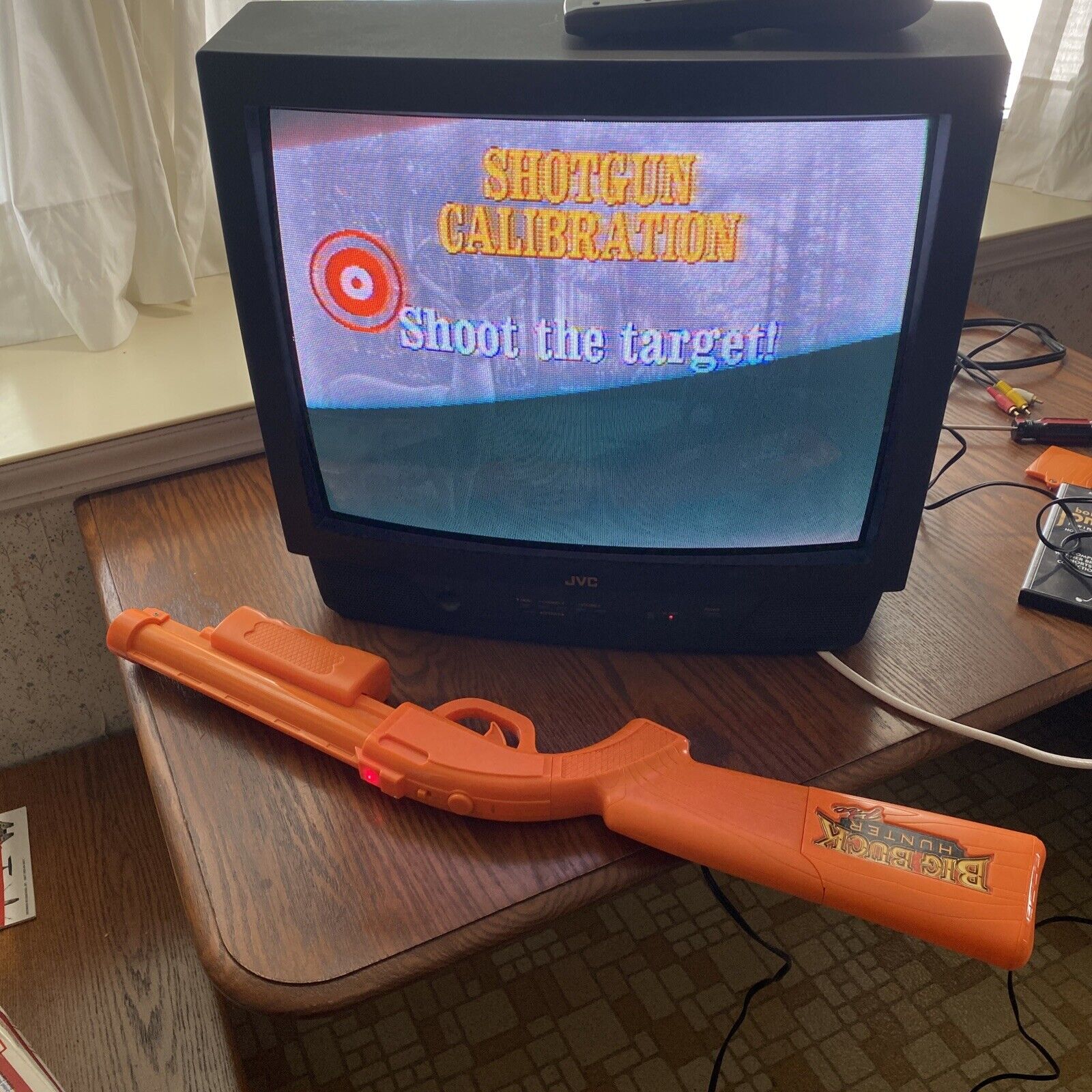 Big Buck Hunter Pro Plug & Play TV Video Game Gun Controller Orange Gun Only