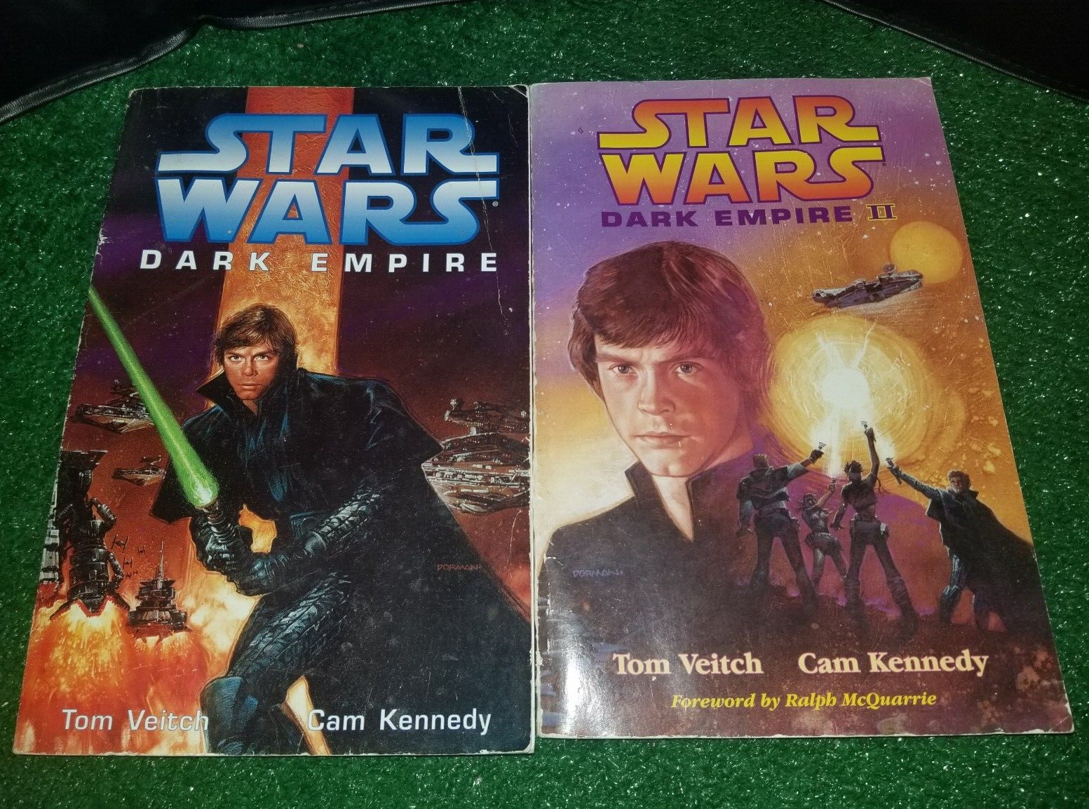 2 x Star Wars Dark Empire & Dark Empire II Graphic Novels Trade Paperback TPH
