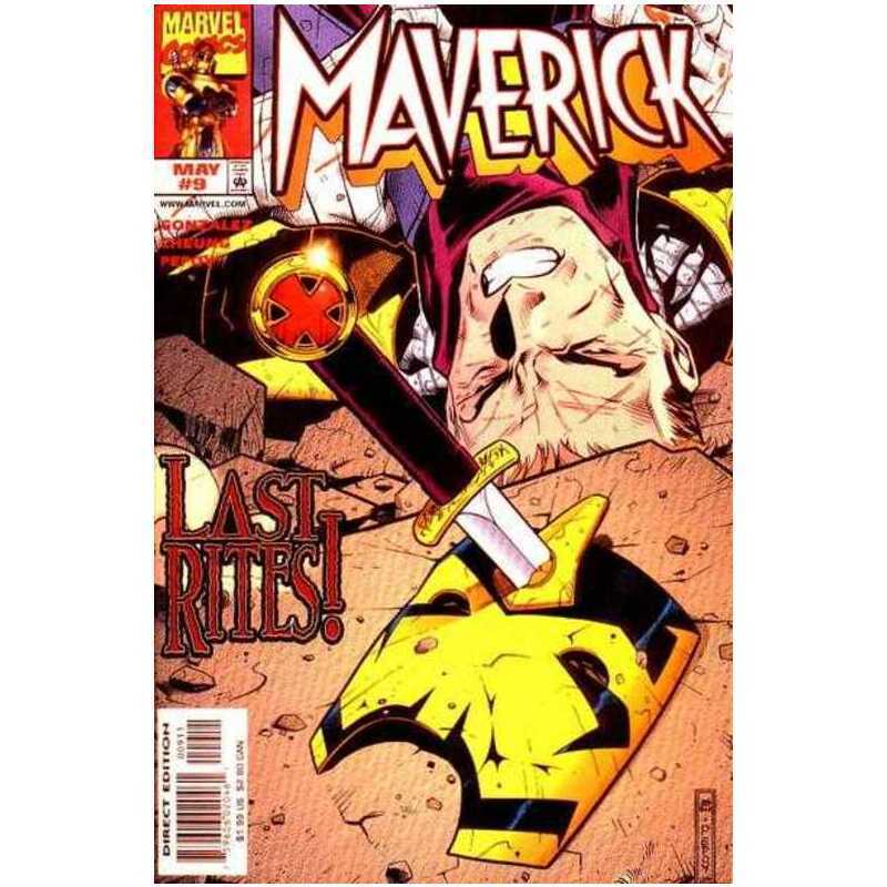 Maverick #9  - Sept 1997 series Marvel comics NM+    Full description below [h