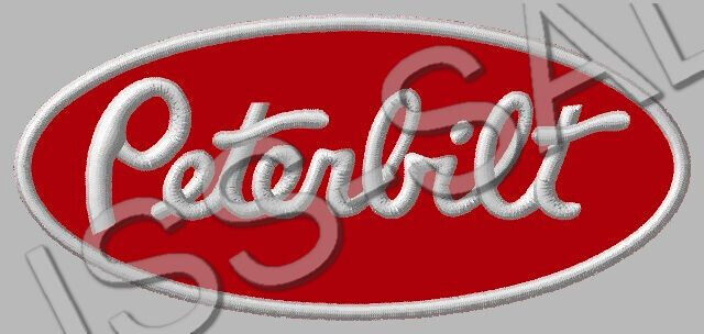 PETERBILT EMBROIDERED PATCH IRON/SEW ON ~4-1/2\