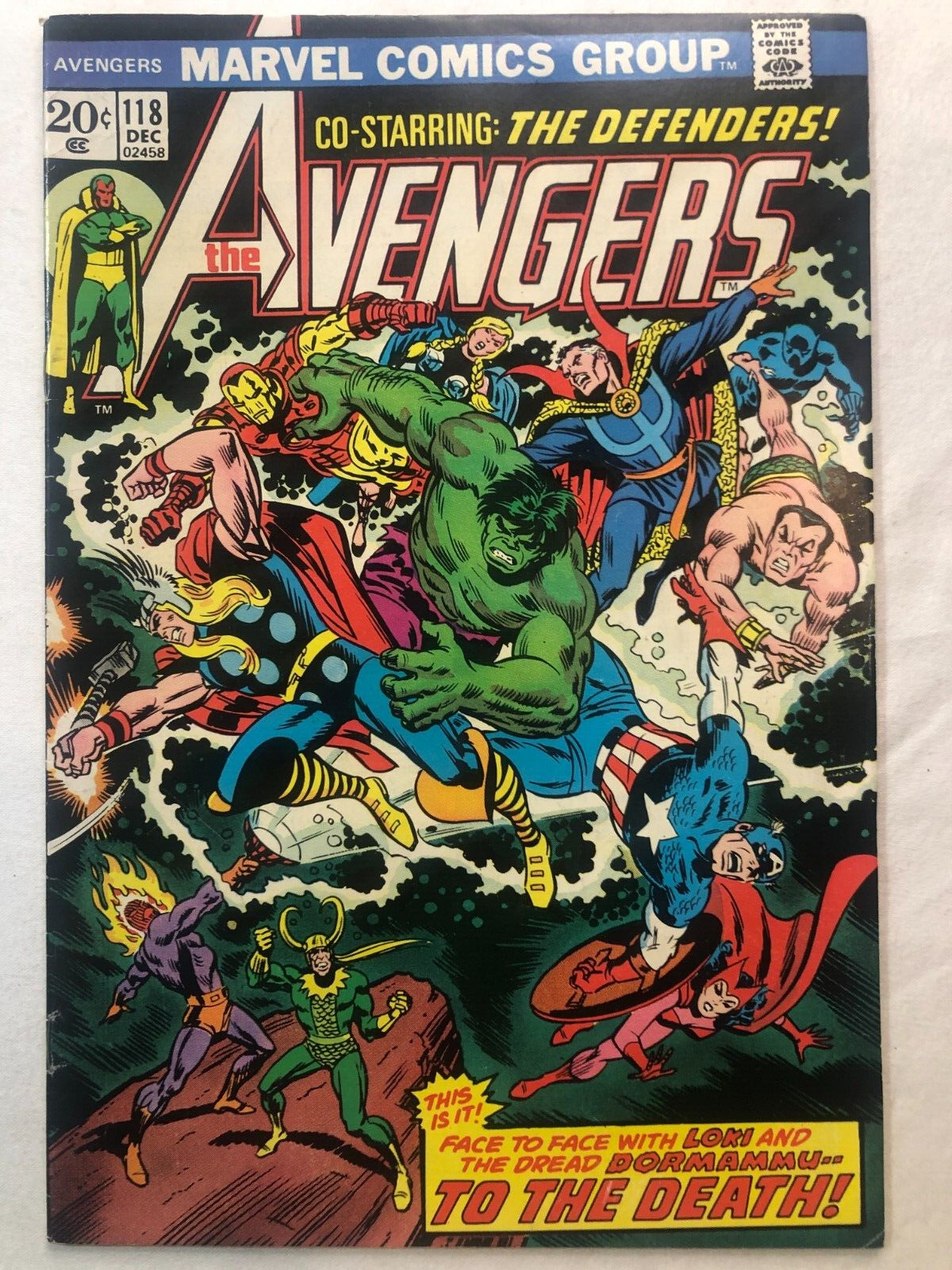Avengers #118 Sept 1973 Vintage Bronze Age Marvel Comics Nice Condition