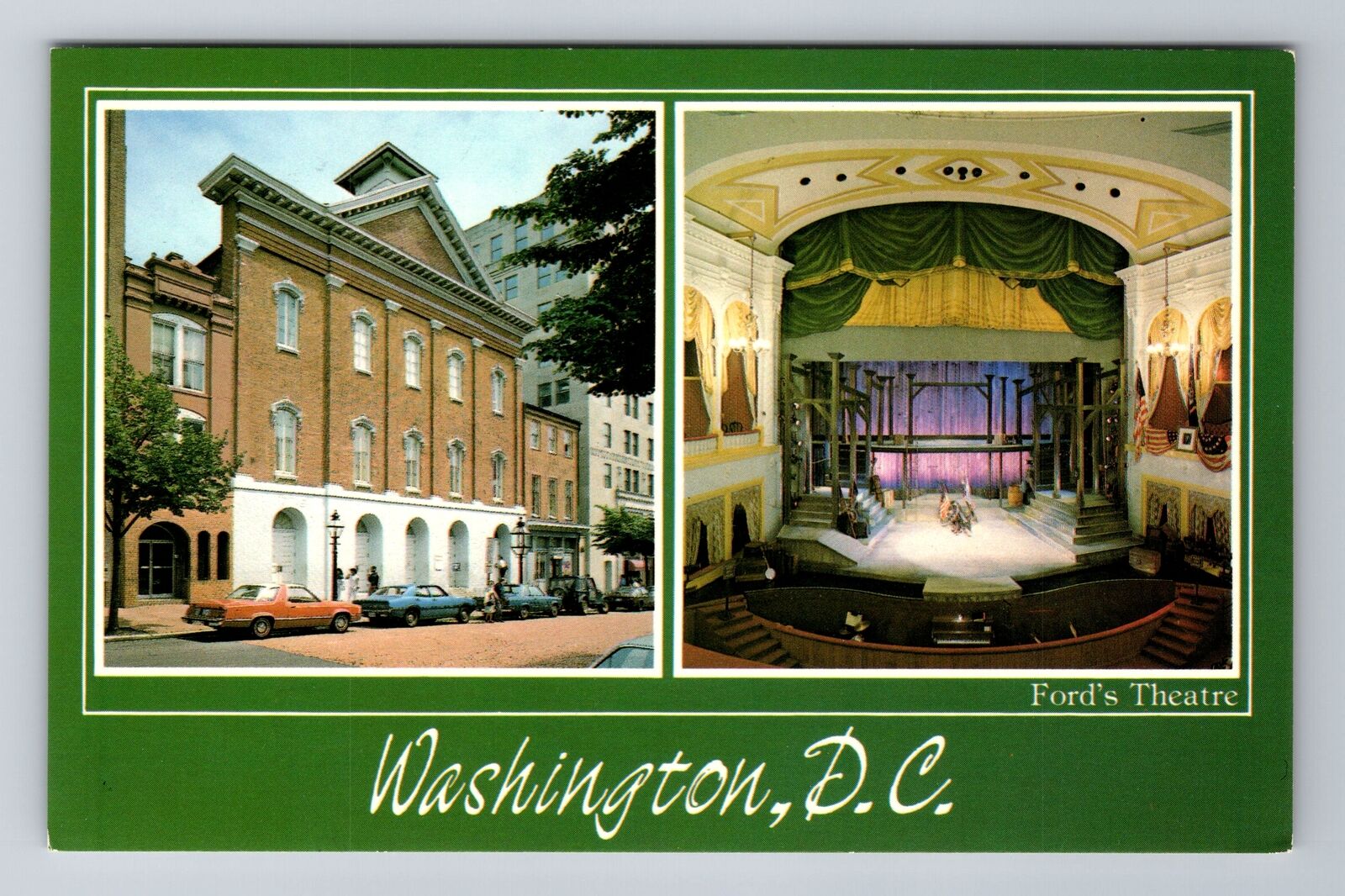 Washington DC-Ford\'s Theatre, Antique, Vintage Souvenir Postcard