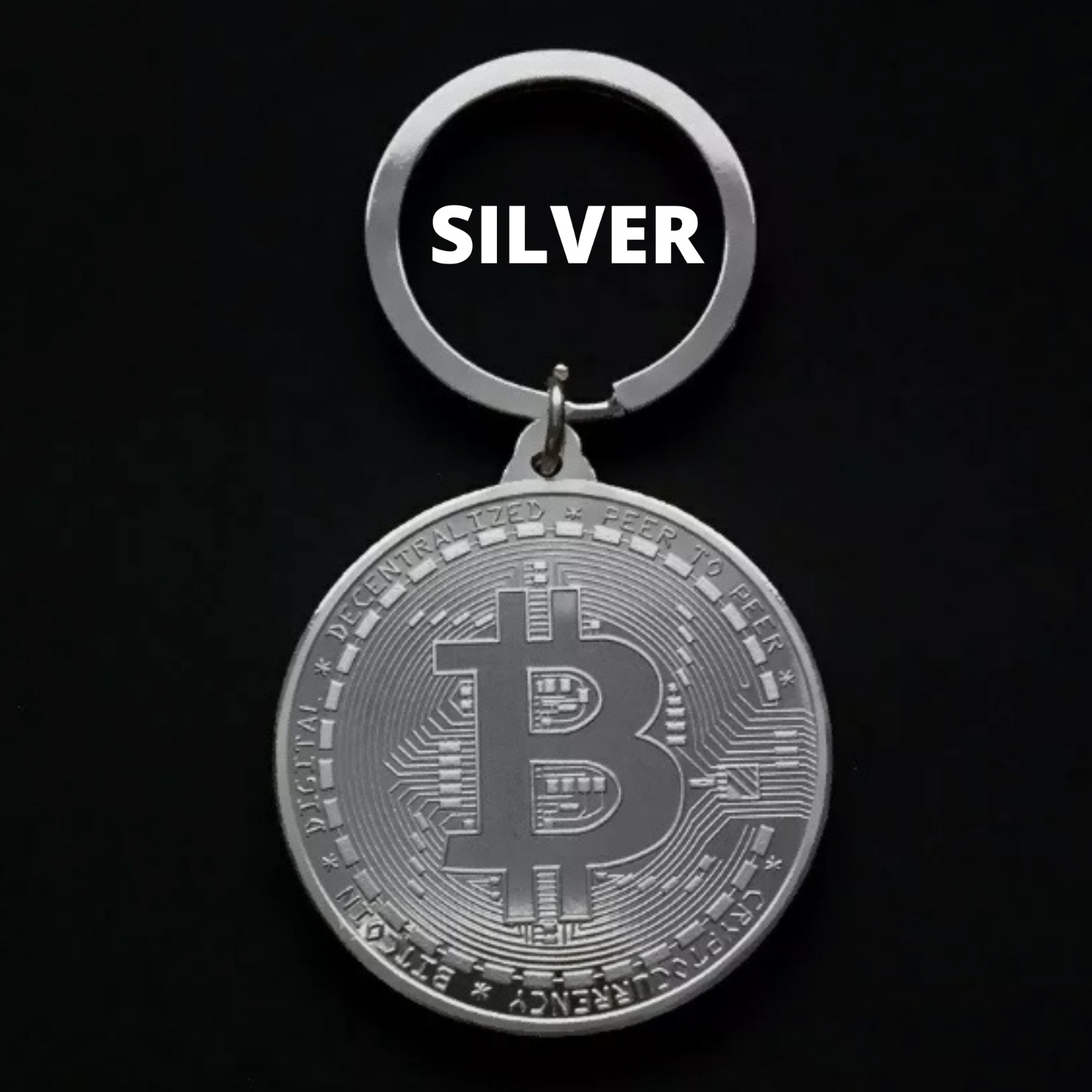 2021 Newest Bitcoin Keychain Music Band keyring Pendant women and men Jewelry A+