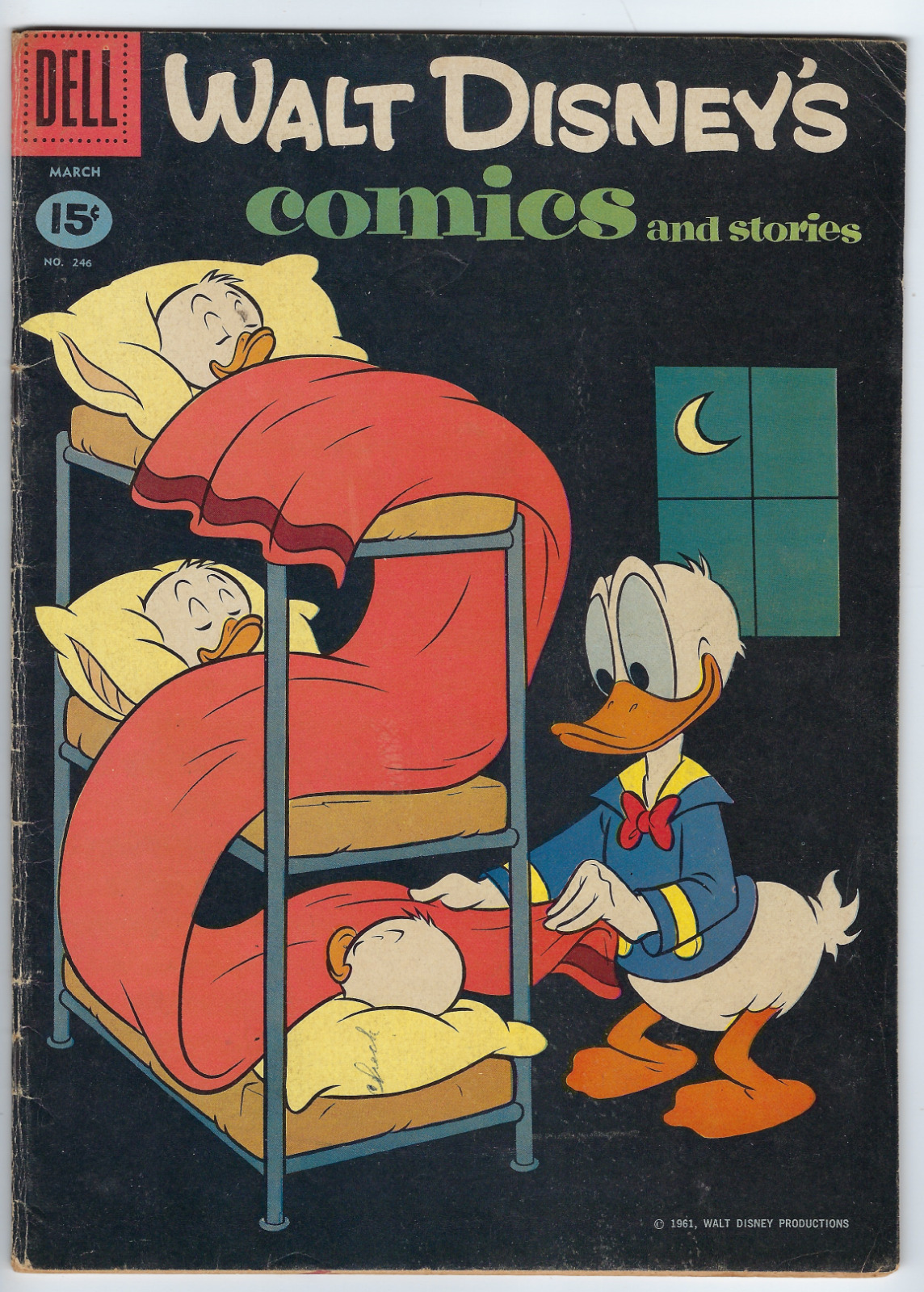 Walt Disney\'s Comics and Stories 246 1961 VG/F 5.0 Barks Donald Duck Chip\'n\'Dale