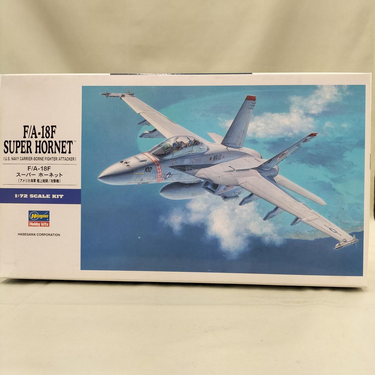 Hasegawa Us Navy Carrier Combat/Attack Aircraft Super Hornet plastic model Kit