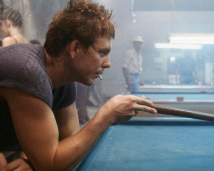 Mickey Rourke shooting pool Rumble Fish 8x10 Color Photo
