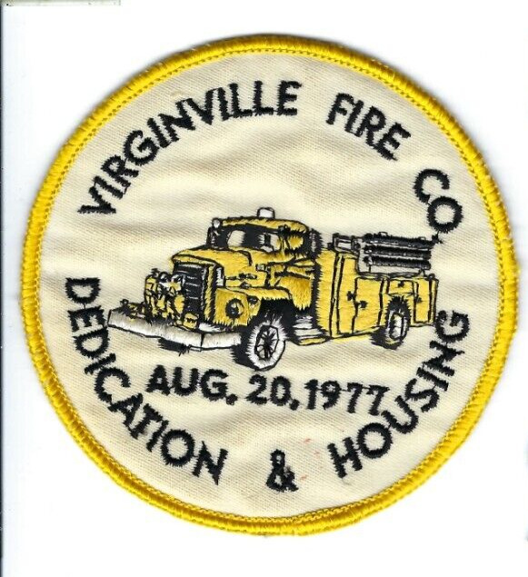 *RARE* Virginville (Berks County) PA Pennsylvania Fire Co. patch - NEW