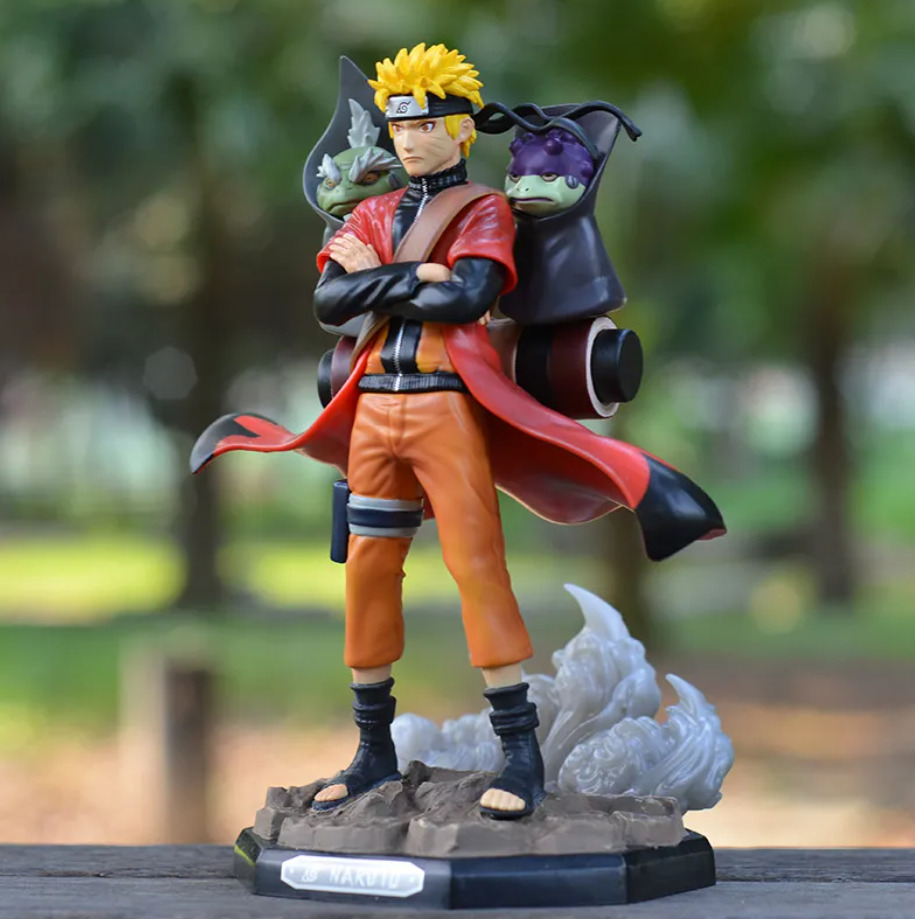 Naruto Uzumaki Anime Figure PVC Action Figure Collectible Toy Gift Doll 23CM