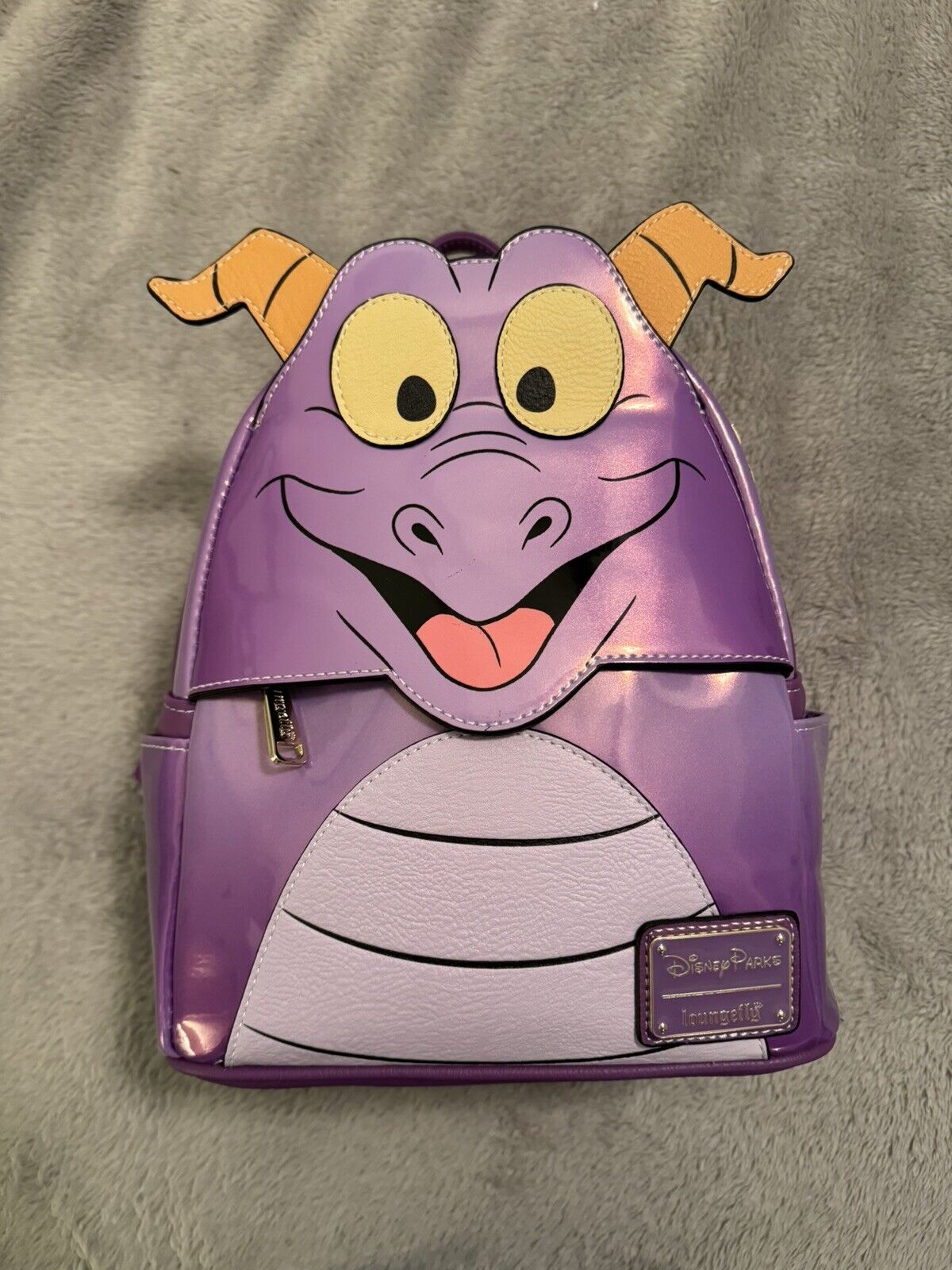 2024 Disney Parks Epcot Center Figment Imagination Loungefly Backpack NWT