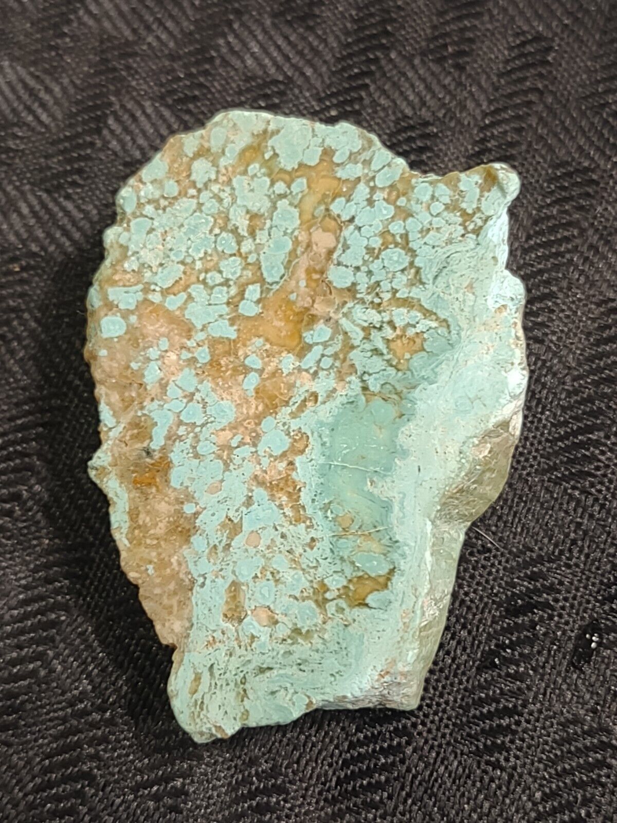 118ct.  Greenish Blue Turquoise Rough Slab Unknown Arizona