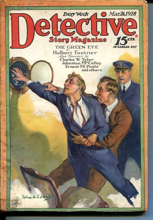 Detective Story--March 1928--Pulp Magazine--Street and Smith--G/VG