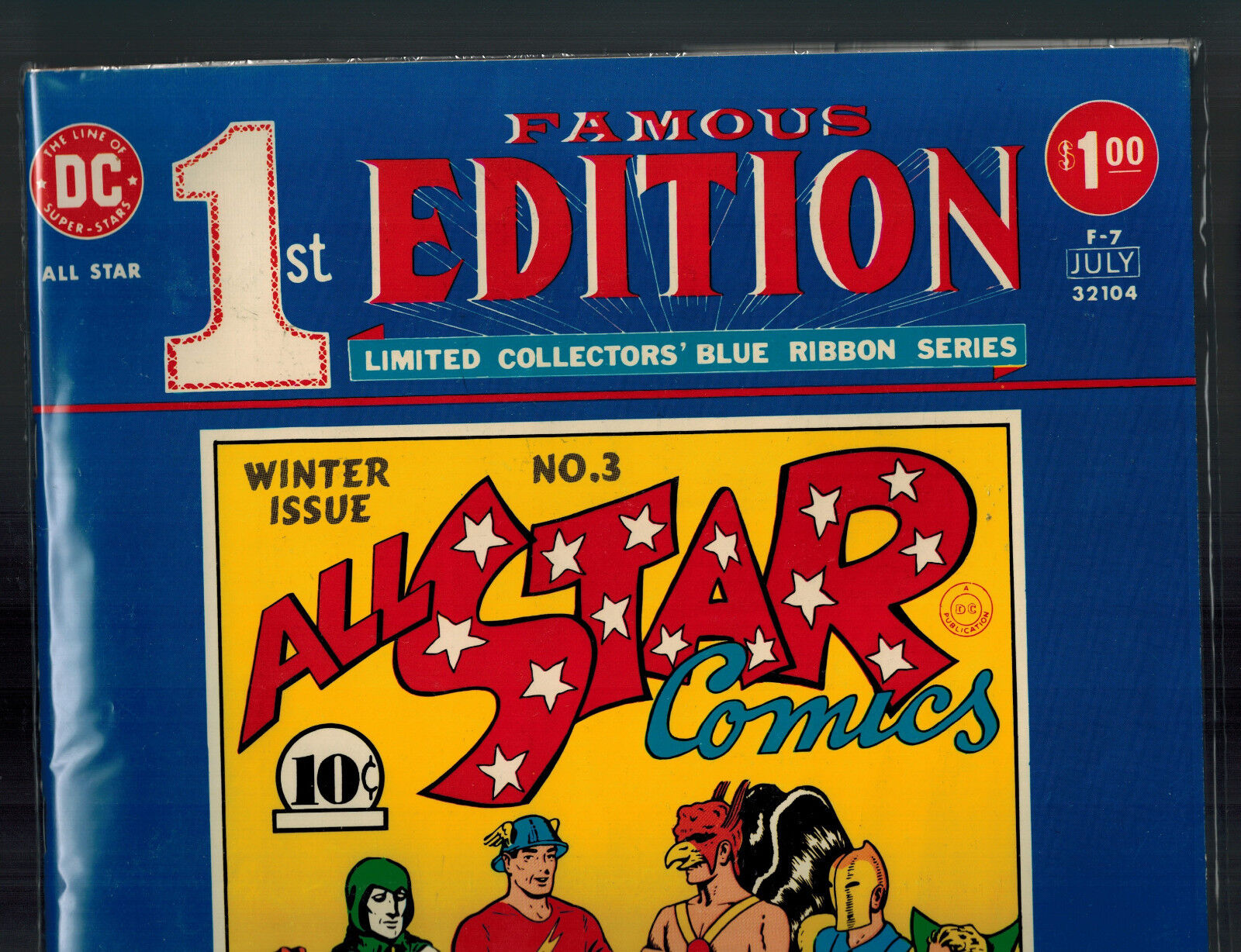 DC Limited Collectors Famous 1st Edition F7 All Star Comics 1st Print High Grade