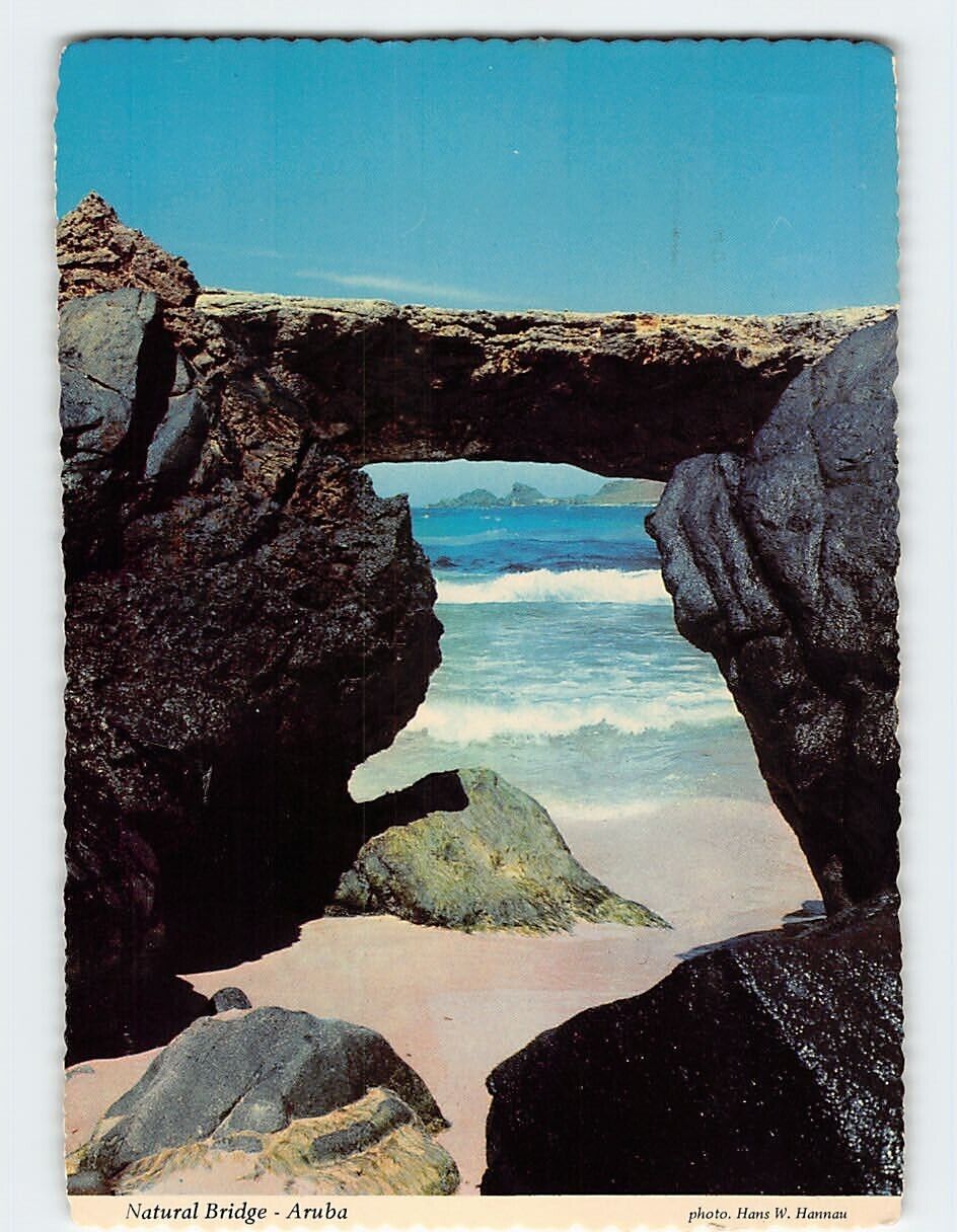 Postcard Natural Bridge Aruba