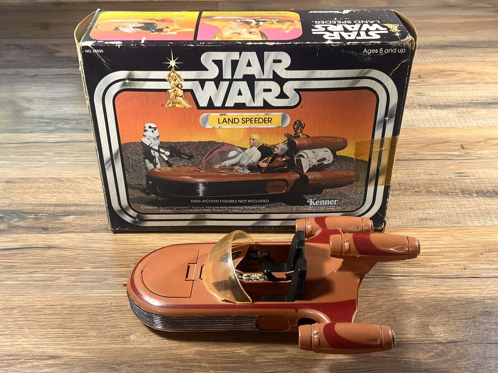 Vintage Star Wars Land Speeder  - With Original Box  - 1978 - Kenner