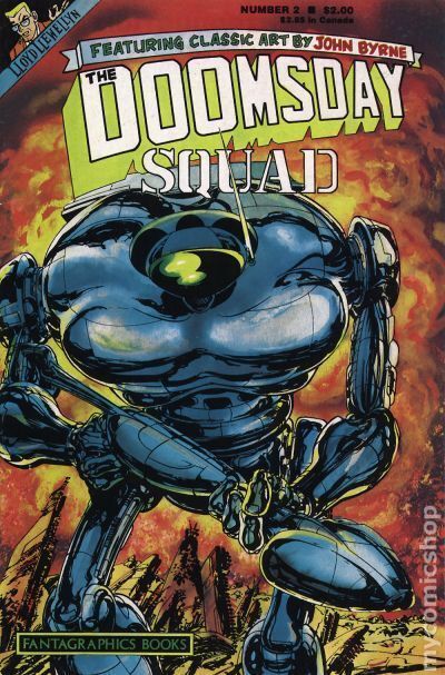 Doomsday Squad #2 FN 1986 Stock Image