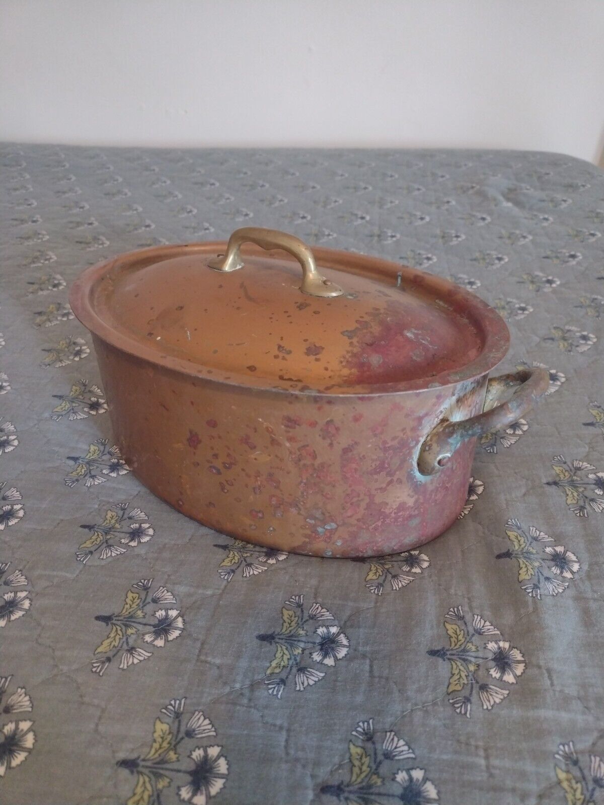 Vintage Copper Cocotte, Made In France, Tin Lined, 11\