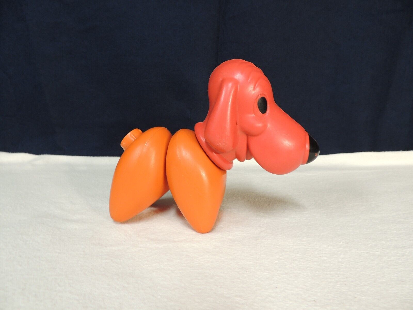 1970's Vintage Tupperware Toy Hound Dog Zoo It Yourself Toy Fisher Development