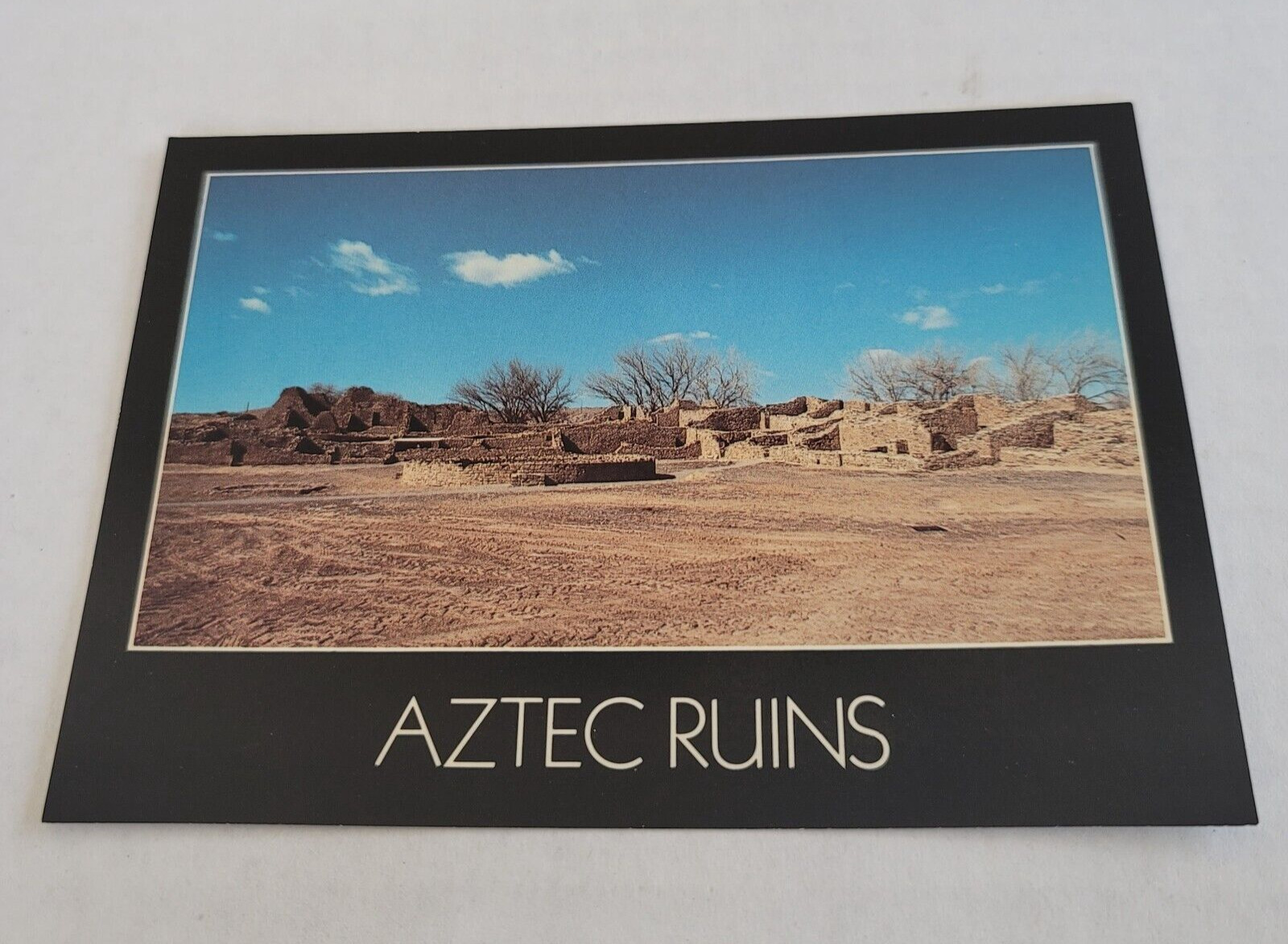 Vintage 1990\'s Postcard Aztec Ruins Aztec New Mexico Petley Studios