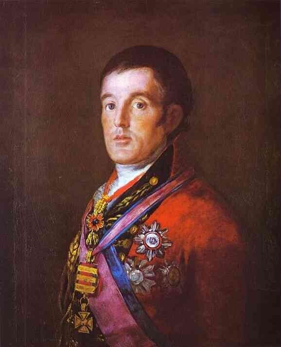 Oil painting Portrait-Of-The-Duke-Of-Wellington-1812-Francisco-De-Goya-oil-paint