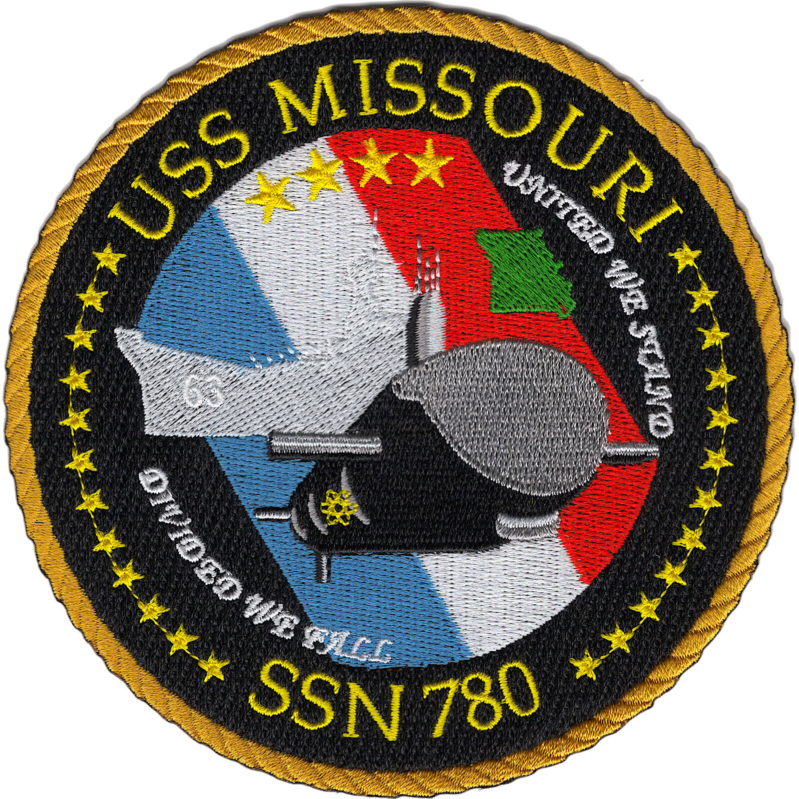 SSN-780 USS Missouri Patch