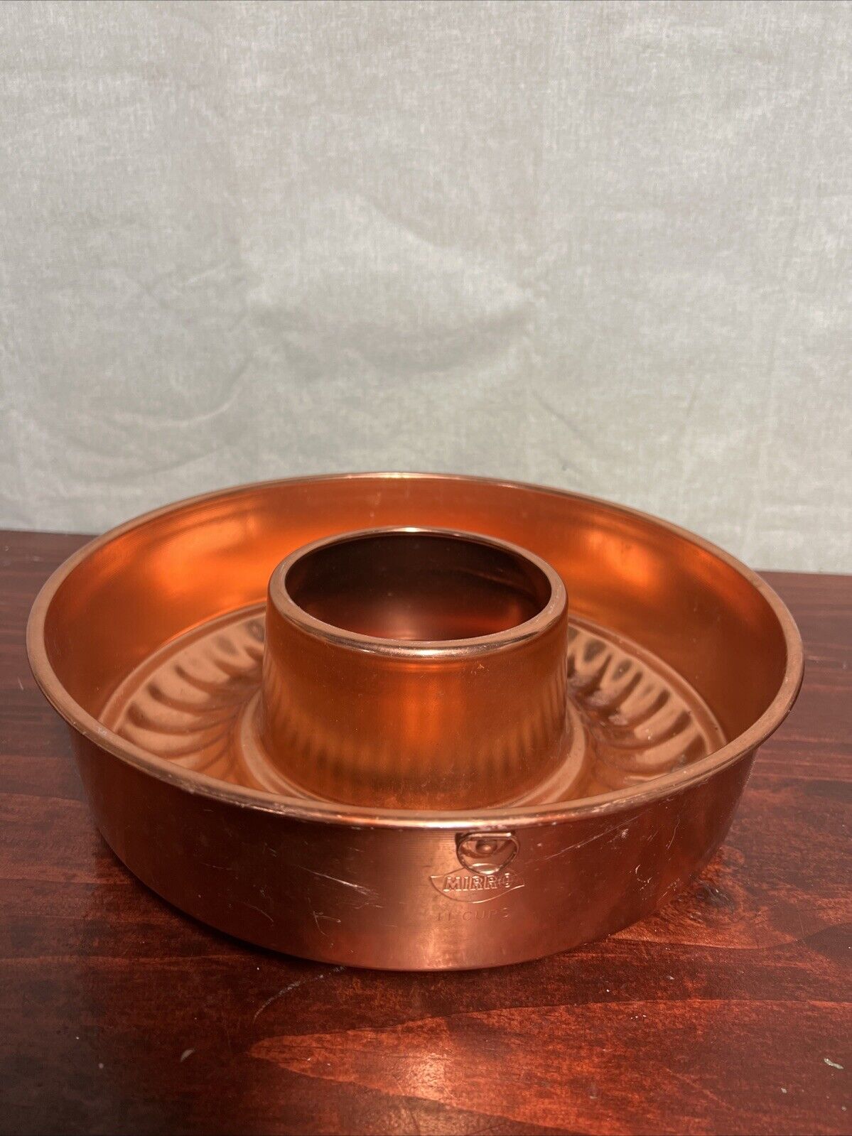 Vintage Mirro Copper Color 11-cup 1 Jello Mold - Cake Pan