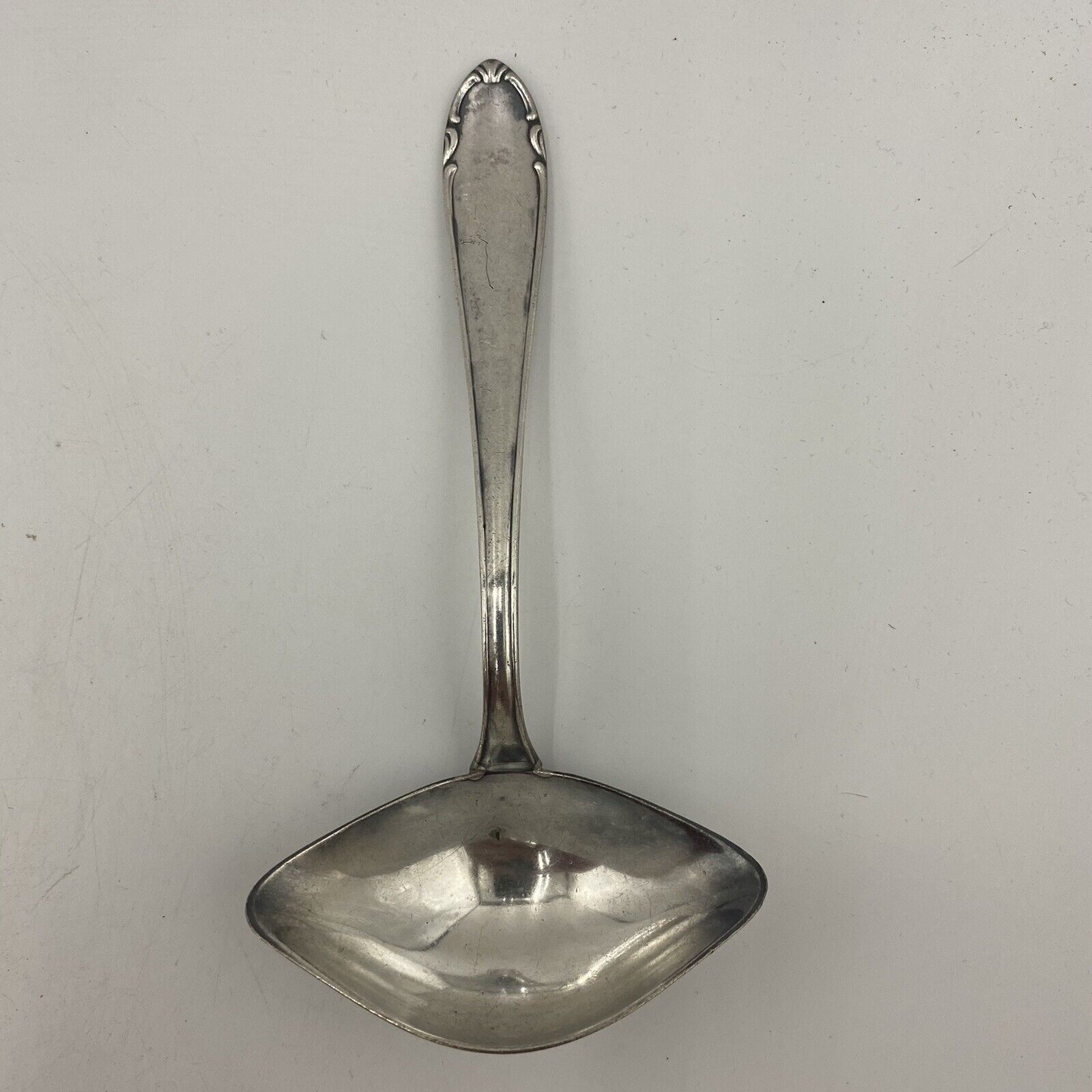 Vintage  BMF 90  Silver Plated Double Spouted Ladle Skier Mark  