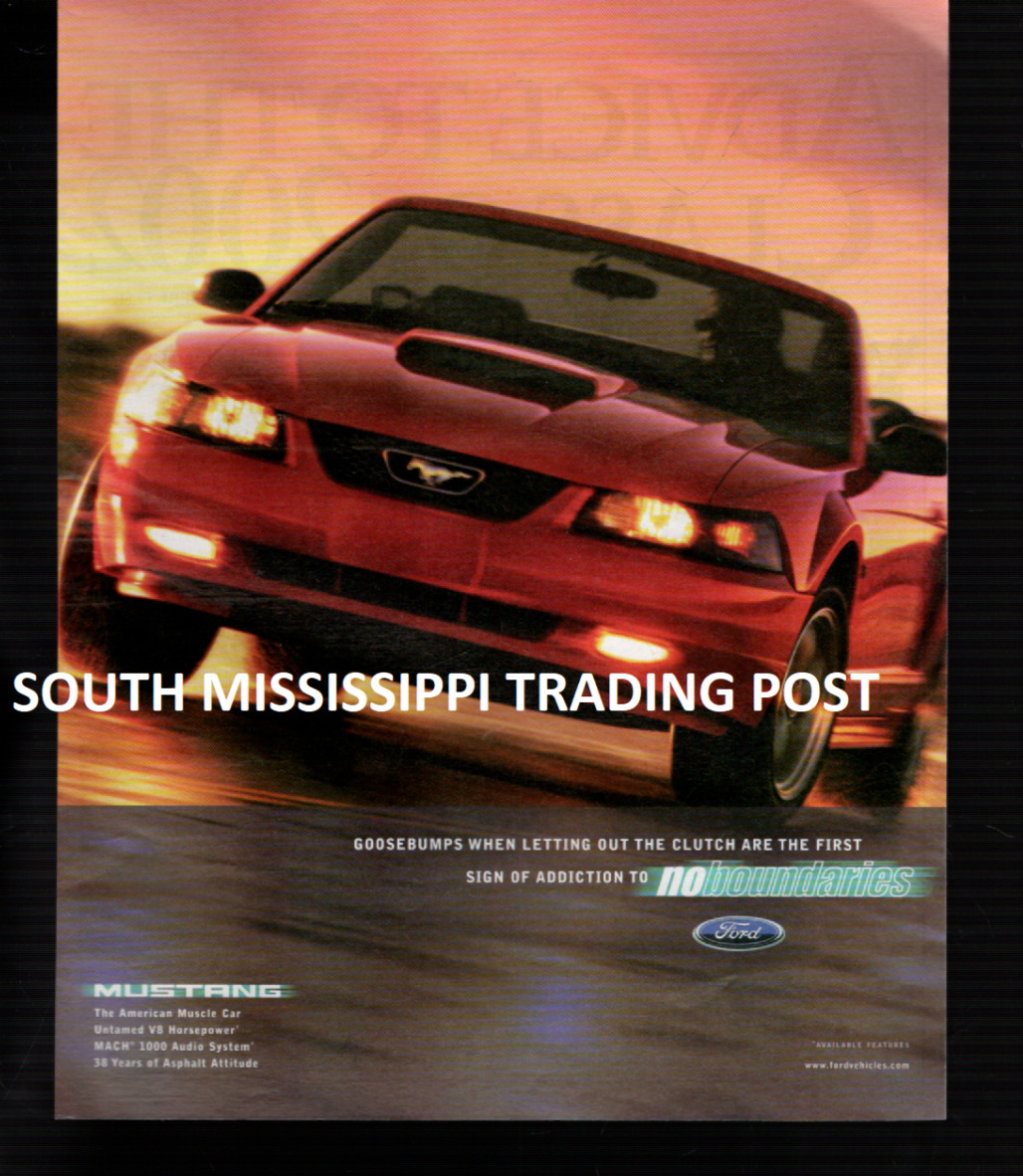 2002  Print Ad for Ford Mustang