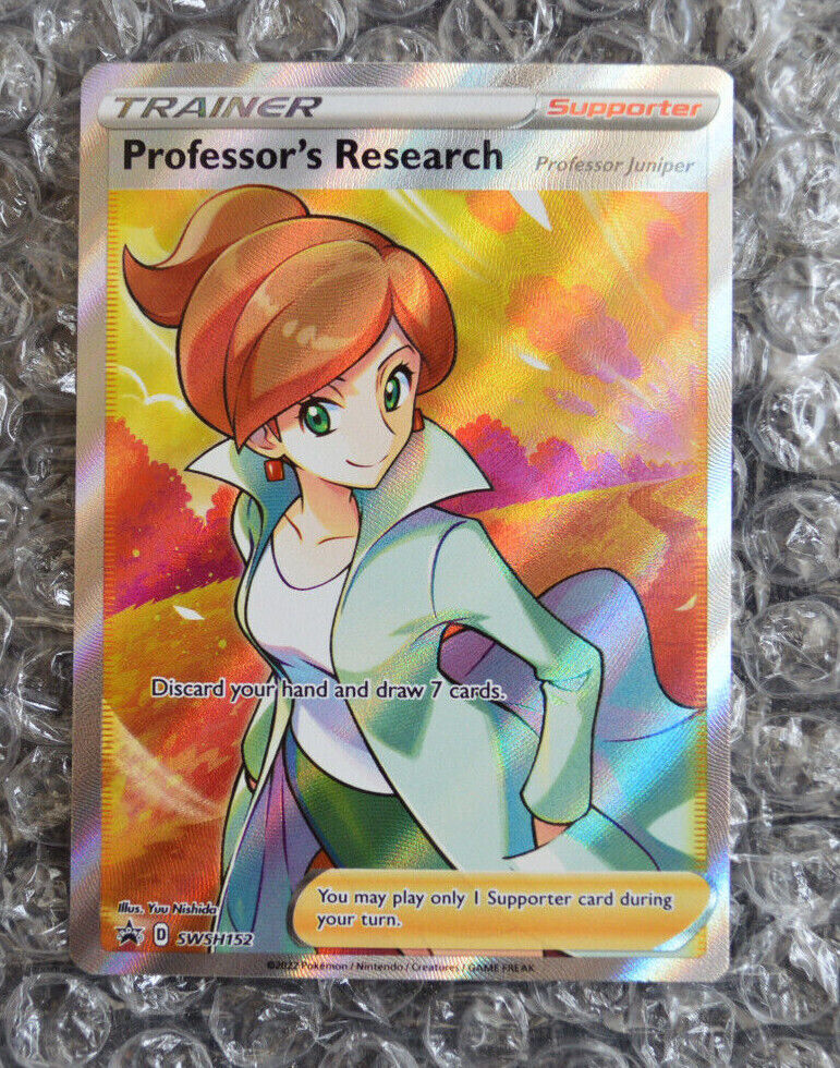 Professor\'s Research Professor Juniper SWSH152 Pokemon TCG Black Star Promo card