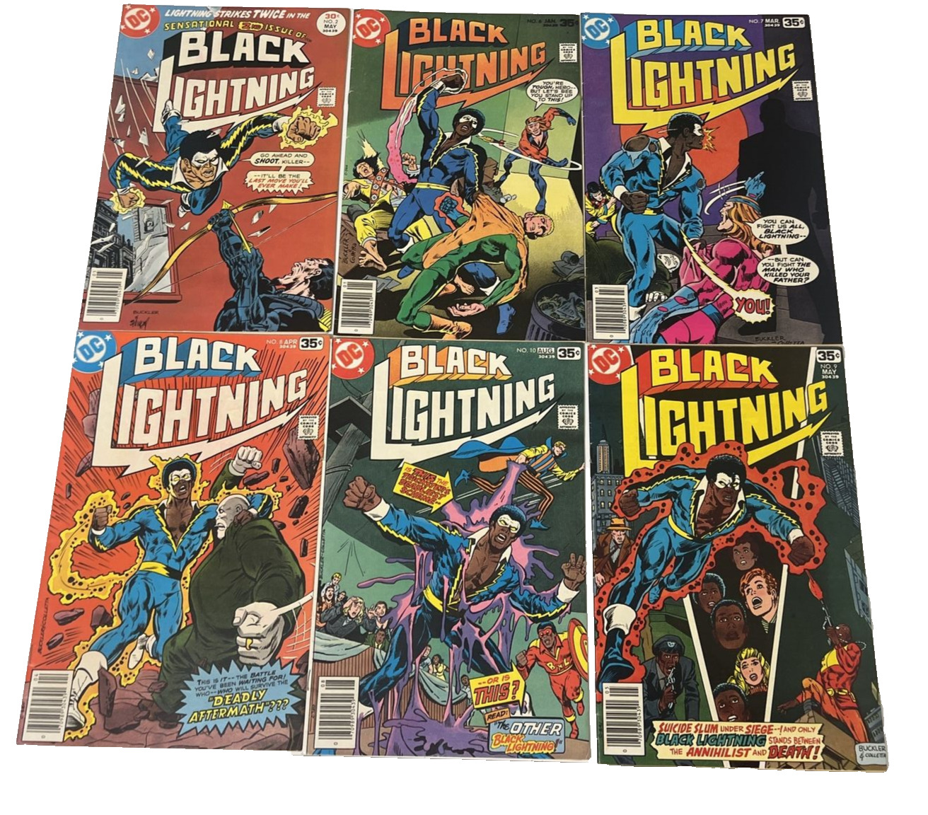 Black Lightning DC Comics Lot of 6 1977
