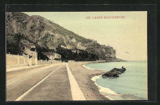 CPA Cabbé-Roquebrune, Promenade 