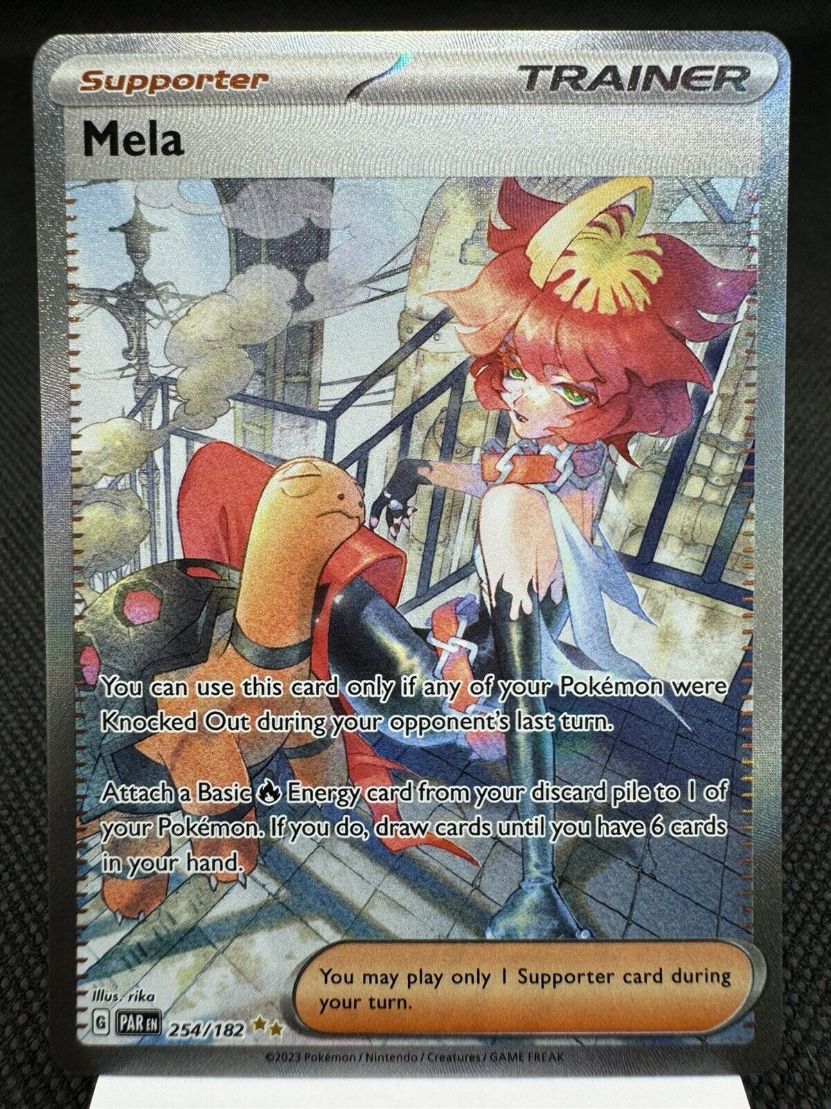 Mela 254/182 - Special Illustration Rare - Paradox Rift Pokemon Card MINT