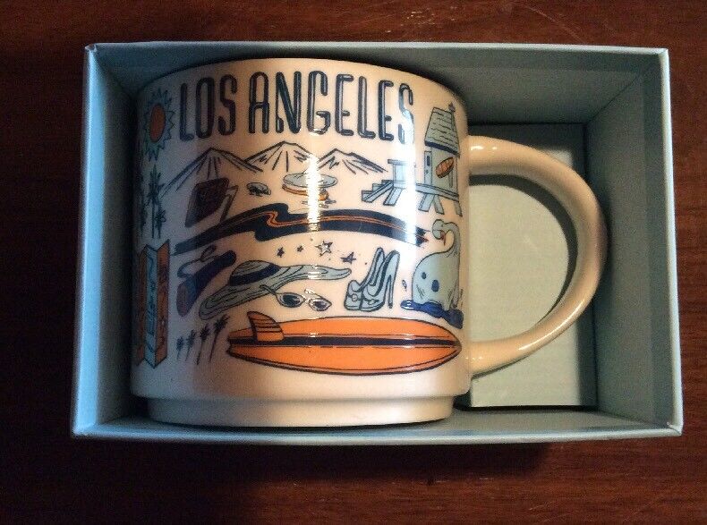 Authentic Starbucks Been There Series Los Angeles  CA Coffee Cup NIB