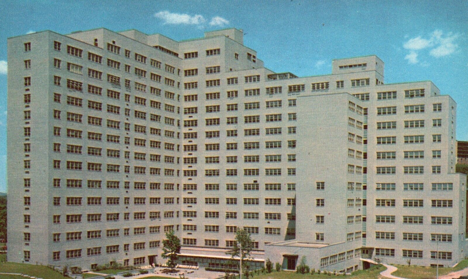 Postcard MA Boston Veterans Administration Hospital South View Vintage PC H6306