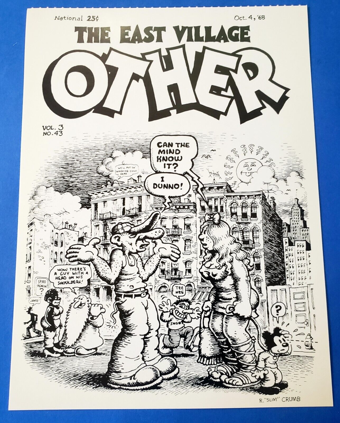 Postcard The East Village Other Oct 4 68\' Cover R Crumb 2006 Pomegranate