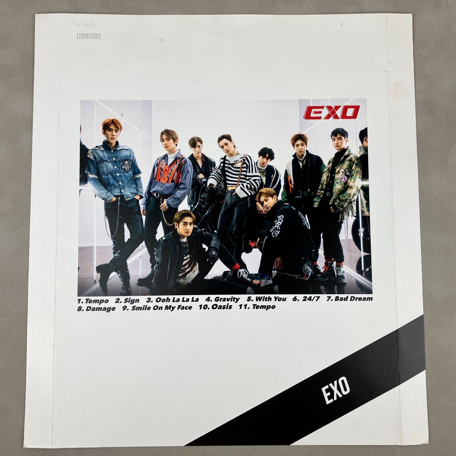 Exo K-pop Music Boy Band Hot Topic T-Shirt Store Display Poster Print