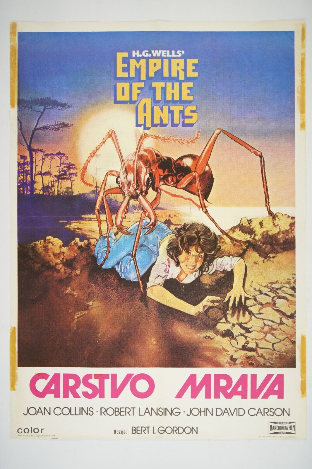 EMPIRE OF THE ANTS Original exYU movie poster 1977 JOAN COLLINS, BERT I. GORDON