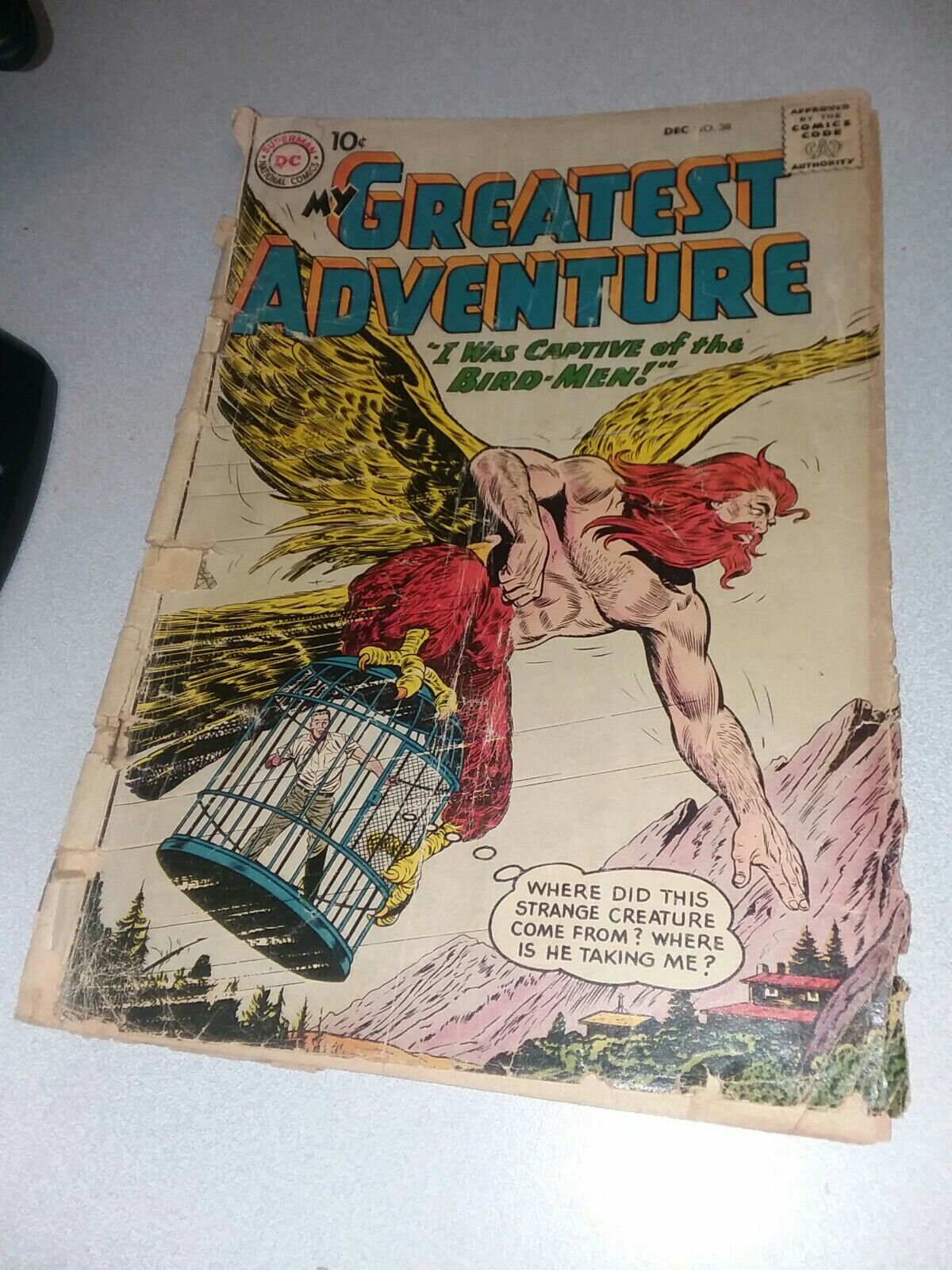 My Greatest Adventure #38 dc comics 1959 Golden age horror scifi classic scarce