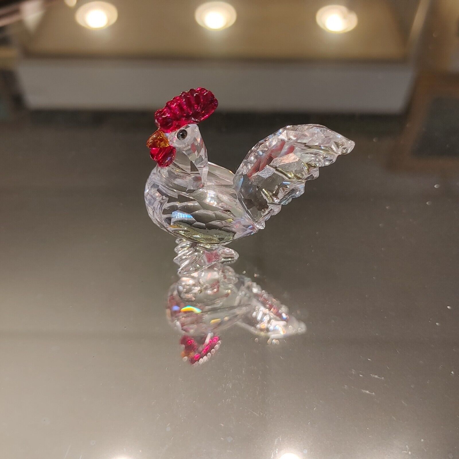 Swarovski Crystal Rooster Figurine