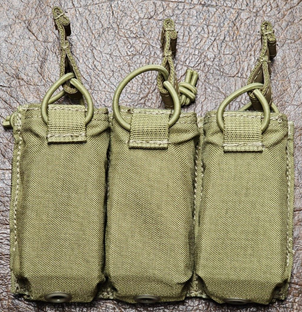 FirstSpear 1911 triple speed reload pocket MOLLE Khaki tan magazine mag pouch 45